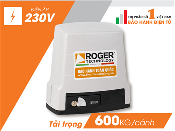 Motor&nbsp;Cổng tự động trượt Roger Italia KIT H30 – 230V – 600kg
